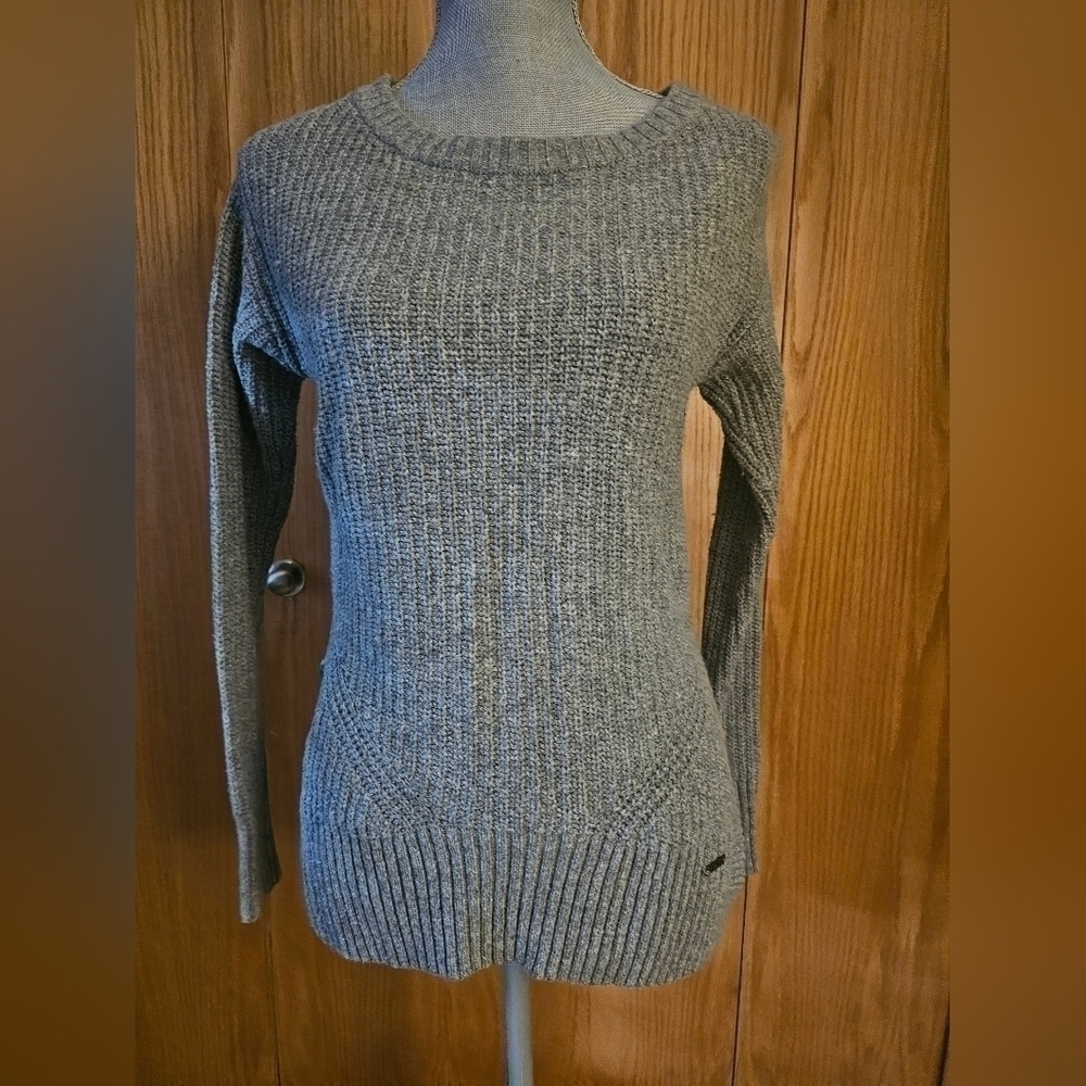 TOMS Gray Split Hem Sweater